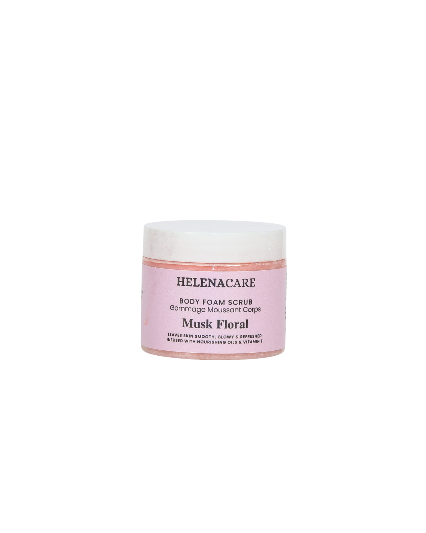 Foamy body scrub