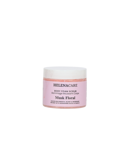 Foamy body scrub